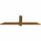 Ekena Millwork Eugene Smooth Timber Gable Bracket, Western Red Cedar, 48"W x 14"H x 1 1/2"D x 3 1/2"F, 7/12 Pitch GBW048X14X0204EUG00SWR - alternate 4